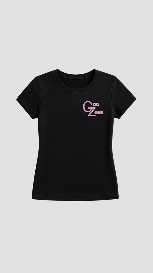 T-shirt básica preta