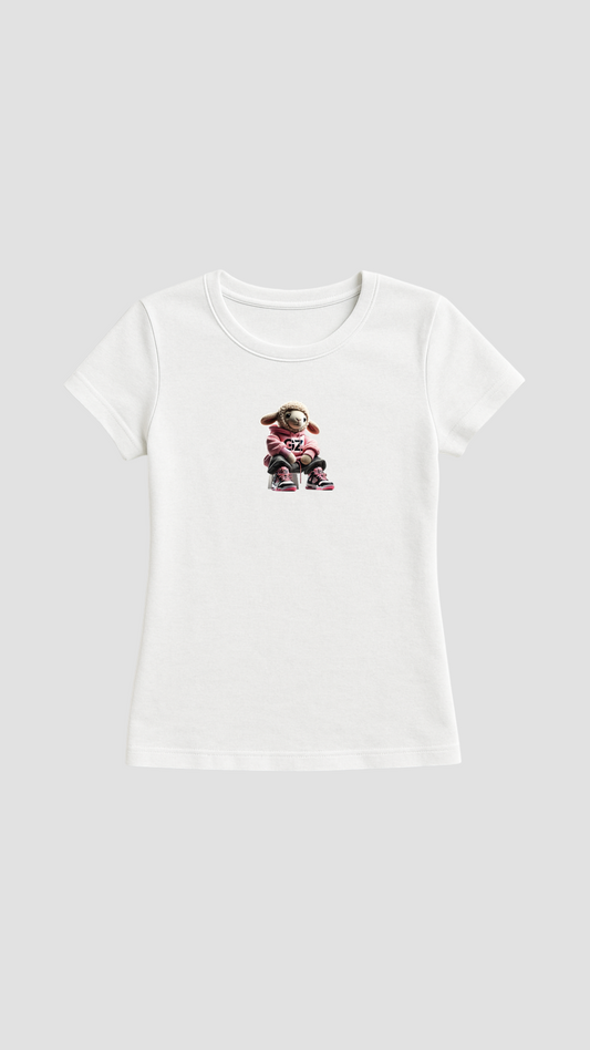 T-shirt Ovelha branca